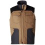 Outforce Elite Camel/Black Quilted Waistcoat