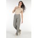 Pantalons/pantacourts femme VICTOR Taupe