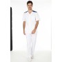 Tunique de Travail Homme Valentin Blanc/Marine