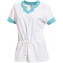Tunique de Travail Femme Serena Blanc/Azur