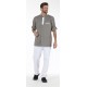 Tuniques homme ALBAN Taupe/Blanc