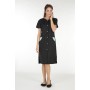 Blouse de Travail Femme Roxane Noir/Ice