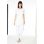 Carole Women's Short-Sleeved Work Tunic White/Honey