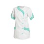 Tunique de Travail Femme Oriane Blanc/Turquoise