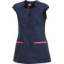 Tunique de Travail Femme Flavie Bleu Navy/Framboise