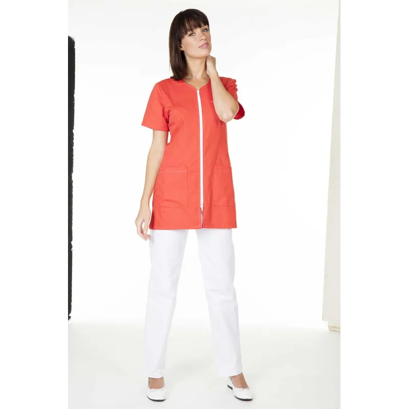 Tunique de Travail Femme Ines Coquelicot