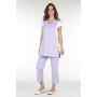 Chasuble de Travail Femme Lilly Parme/Pomme