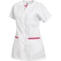 Tunique de Travail Femme Lolita Blanc/Framboise