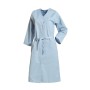 Blouse de Travail Femme Josy Manches Transformables Ciel