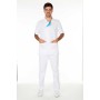 Tunique de Travail Homme Jules Blanc/Azur