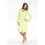 Blouse de Travail Femme Laurene Manches Transformables Anis/Rosa