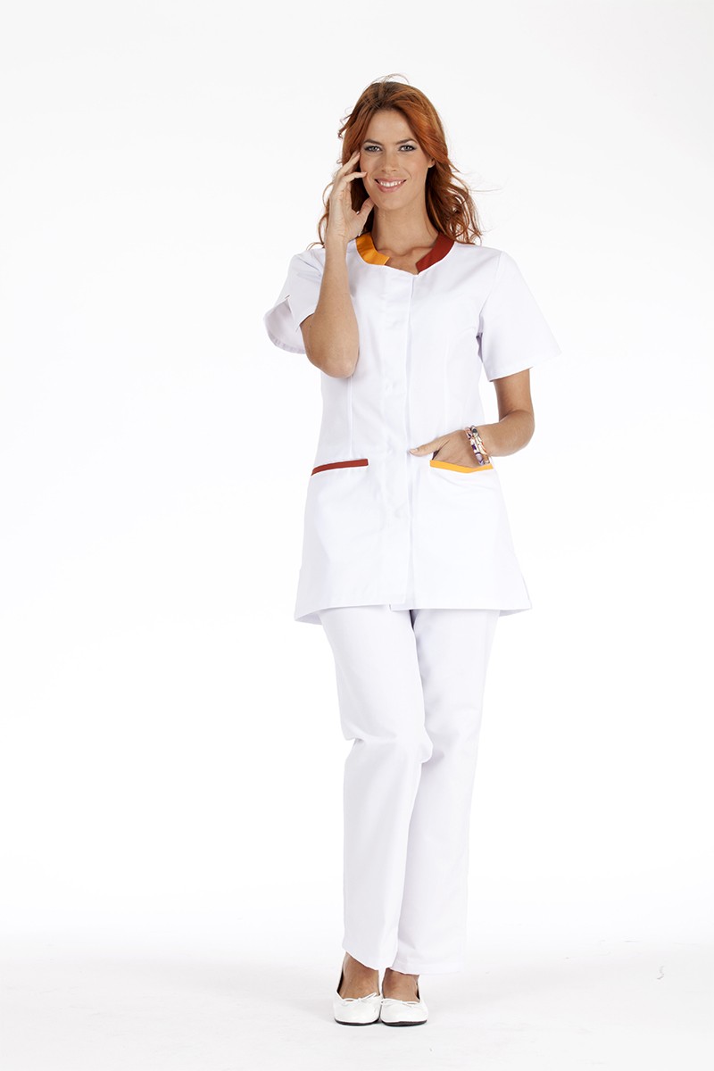 melt the lady】tight string blouse white