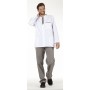 Tunique de Travail Homme Alban Blanc/Taupe