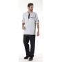 Tunique de Travail Homme Alban Gris perle/Noir