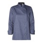 Veste de Cuisine Femme Shade Manches Longues Bleu Denim
