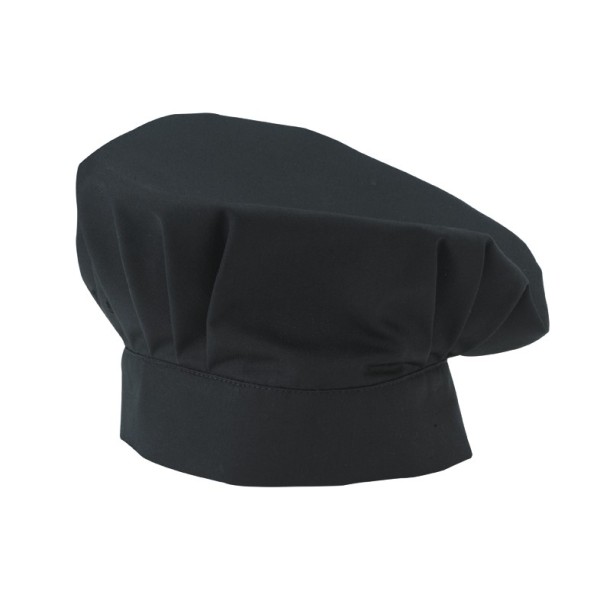 Toque faluche Noir - Pensée pour les chefs professionnels | Molinel