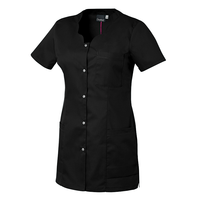 Tunique Femme Miss Stephy Noir - Taille Unique - Viscose - Fabrication Italie - Neuve Avec étiquettes