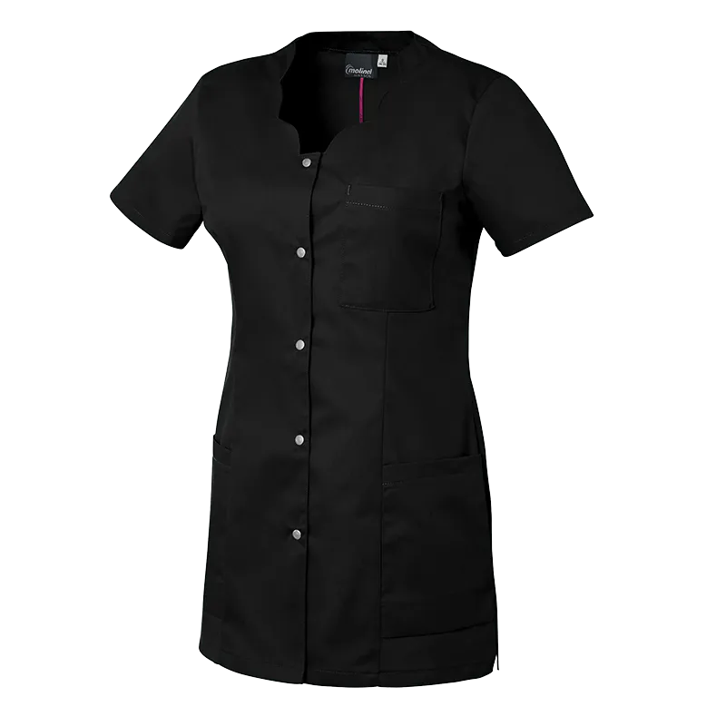 Tunique Femme Adelaide Noir Manches Courtes
