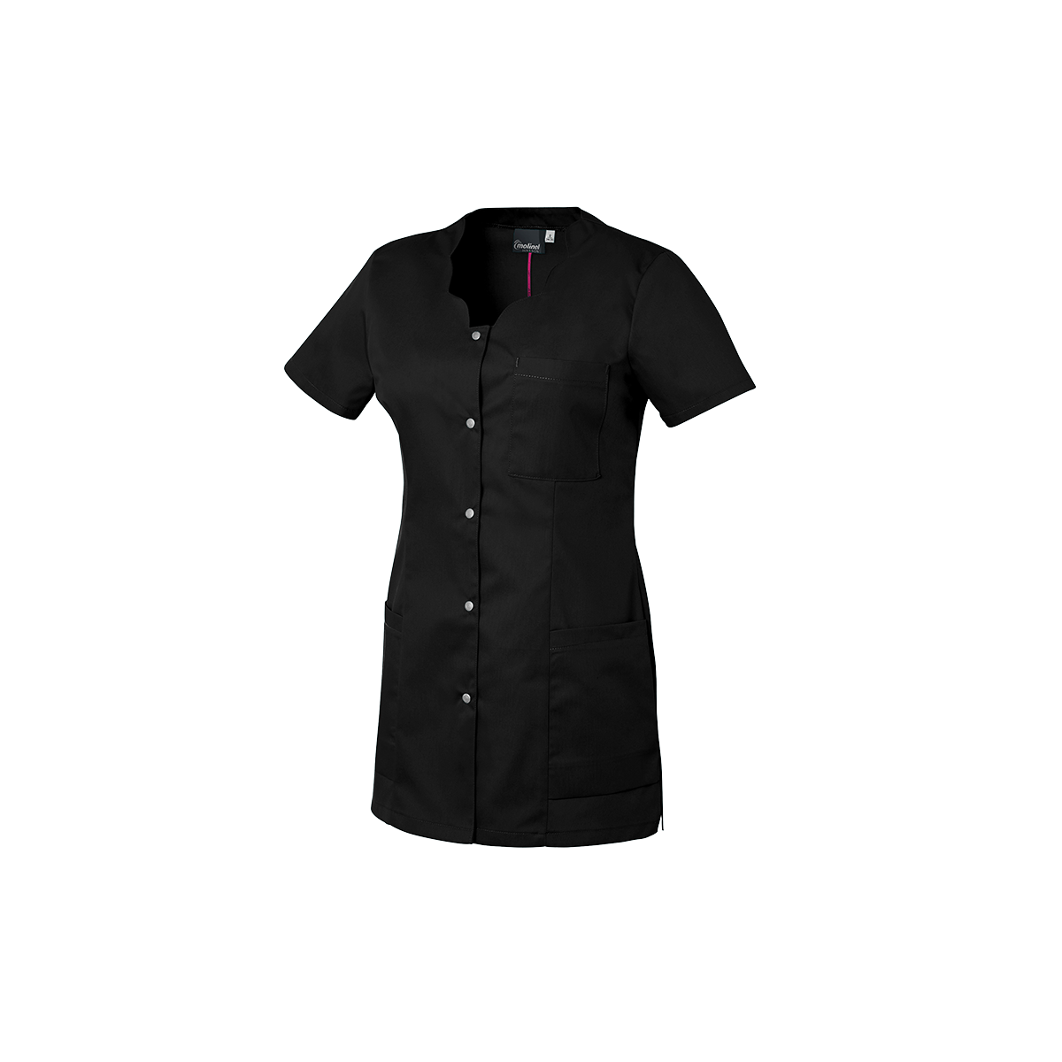 Tunique Femme Adelaide Noir Manches Courtes