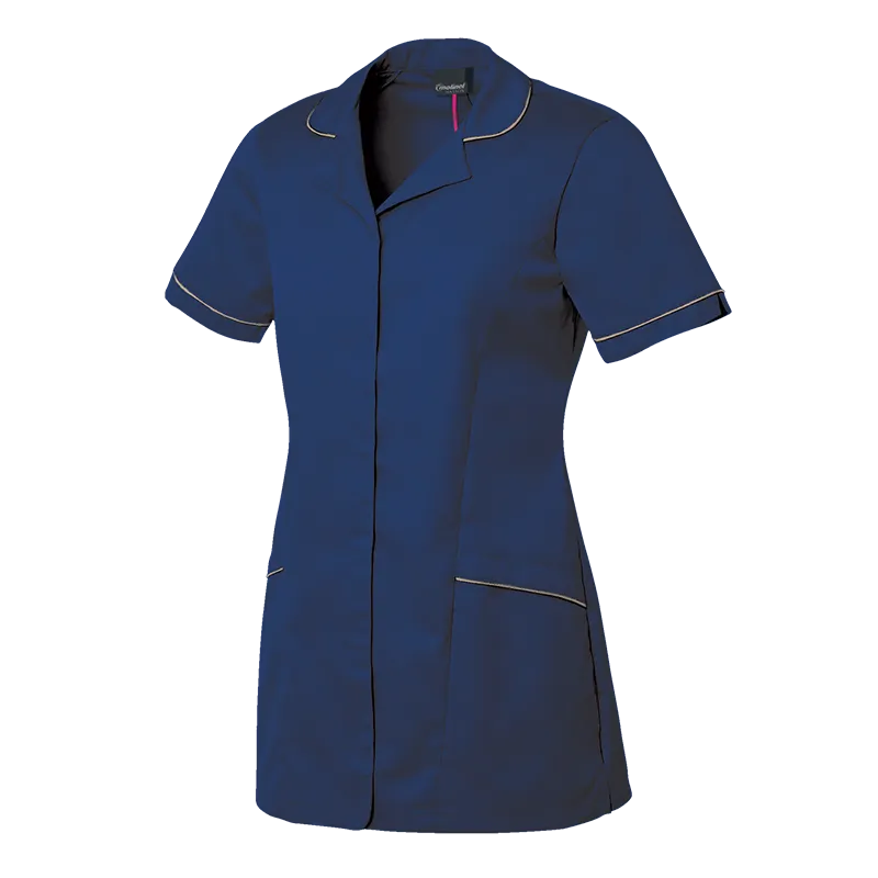 TUNIQUE PRO FEMME ALEXIA NAVY & BEIGE