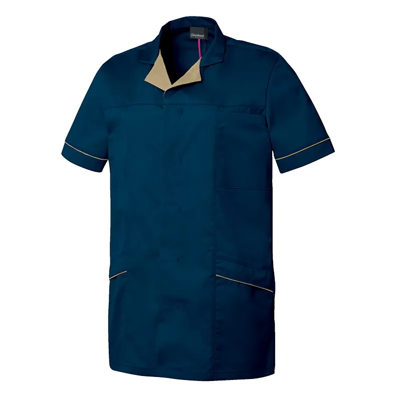 TUNIQUE HOMME ALEXIS NAVY & BEIGE