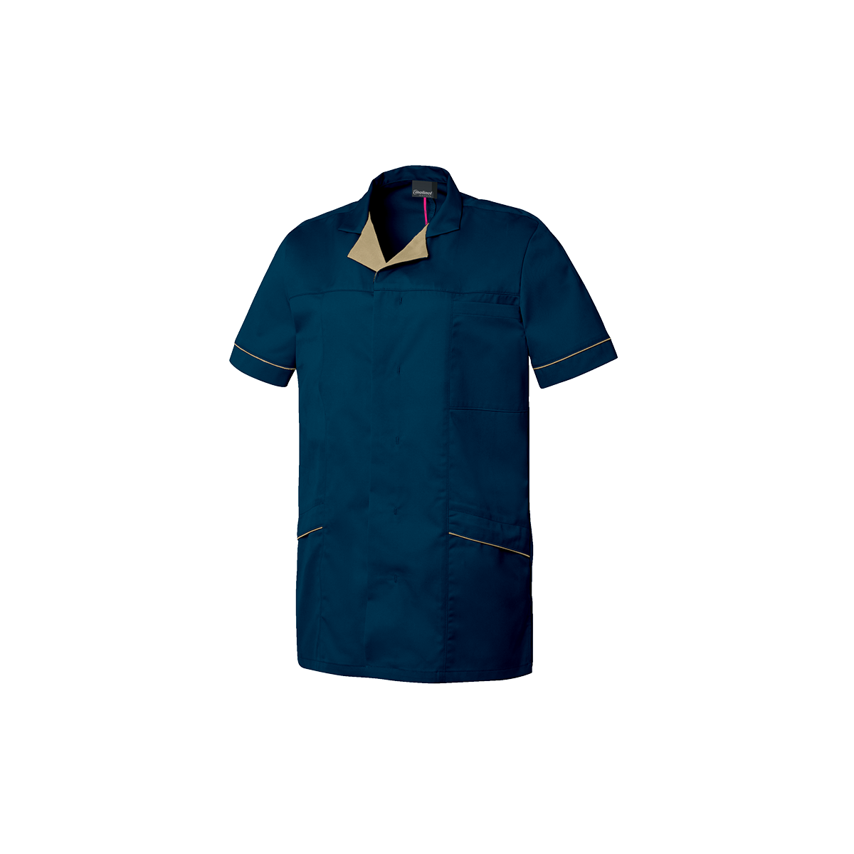 TUNIQUE HOMME ALEXIS NAVY & BEIGE