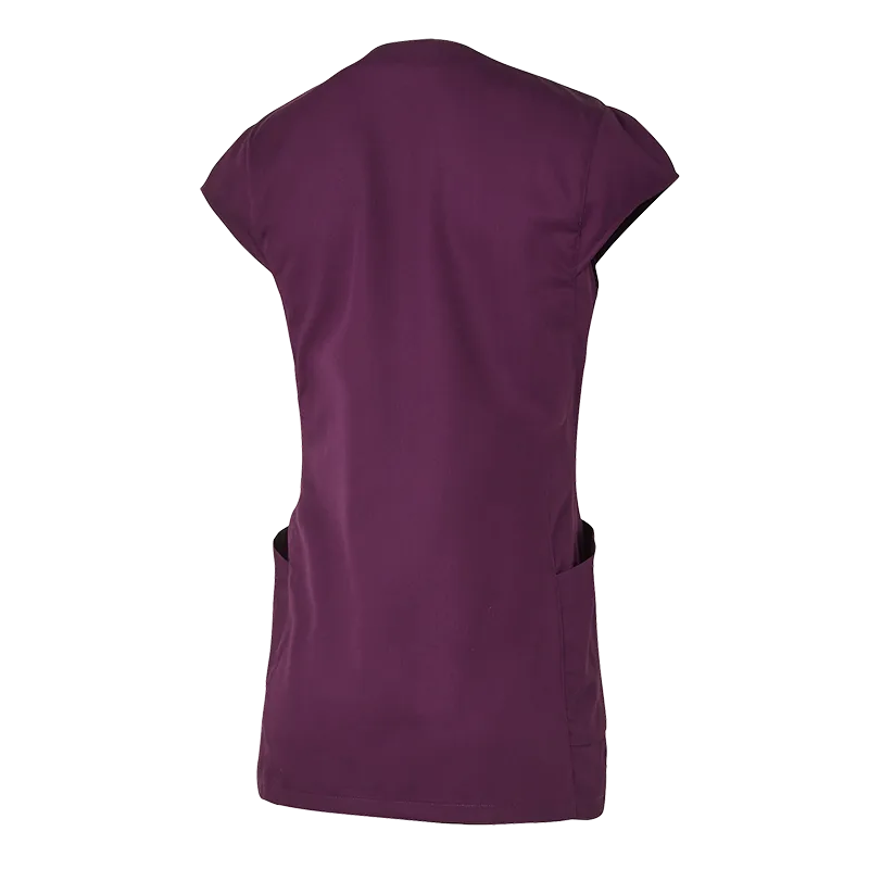 TUNIQUE FEMME AMBRE SANS MANCHE AUBERGINE
