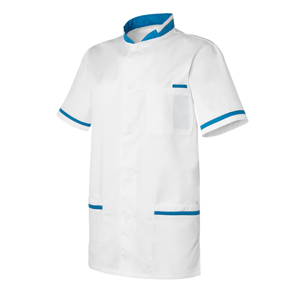 TUNIQUE HOMME ANGE BLANC BLEU HOPITAL