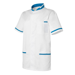 TUNIQUE HOMME ANGE BLANC BLEU HOPITAL