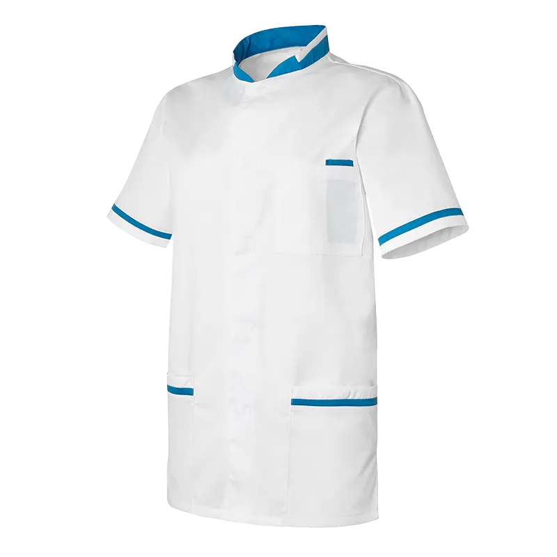 TUNIQUE HOMME ANGE BLANC BLEU HOPITAL