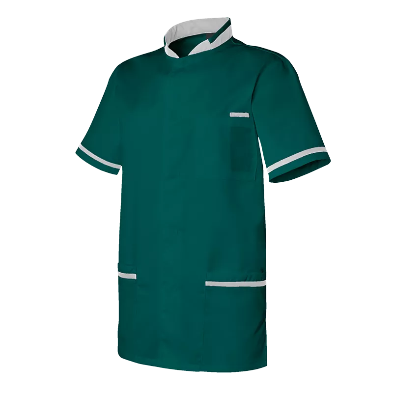 TUNIQUE HOMME ANGE VERT OPALE BLANC
