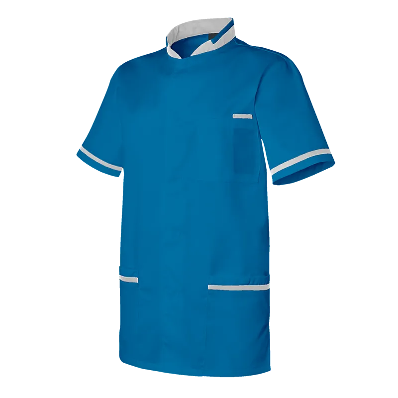 TUNIQUE HOMME ANGE BLEU HOPITAL BLANC