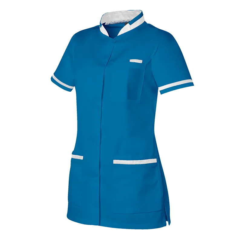 TUNIQUE FEMME ANGELE BLEU HOPITAL & BLANC