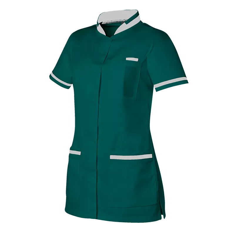 TUNIQUE FEMME ANGELE VERT OPALE & BLANC