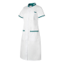 Blouse de Travail Femme Angelina Blanc/Vert Opale