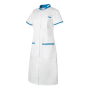 Blouse de Travail Femme Angelina Blanc/Bleu Hôpital