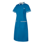 Blouse de Travail Femme Angelina Bleu Hôpital/Blanc