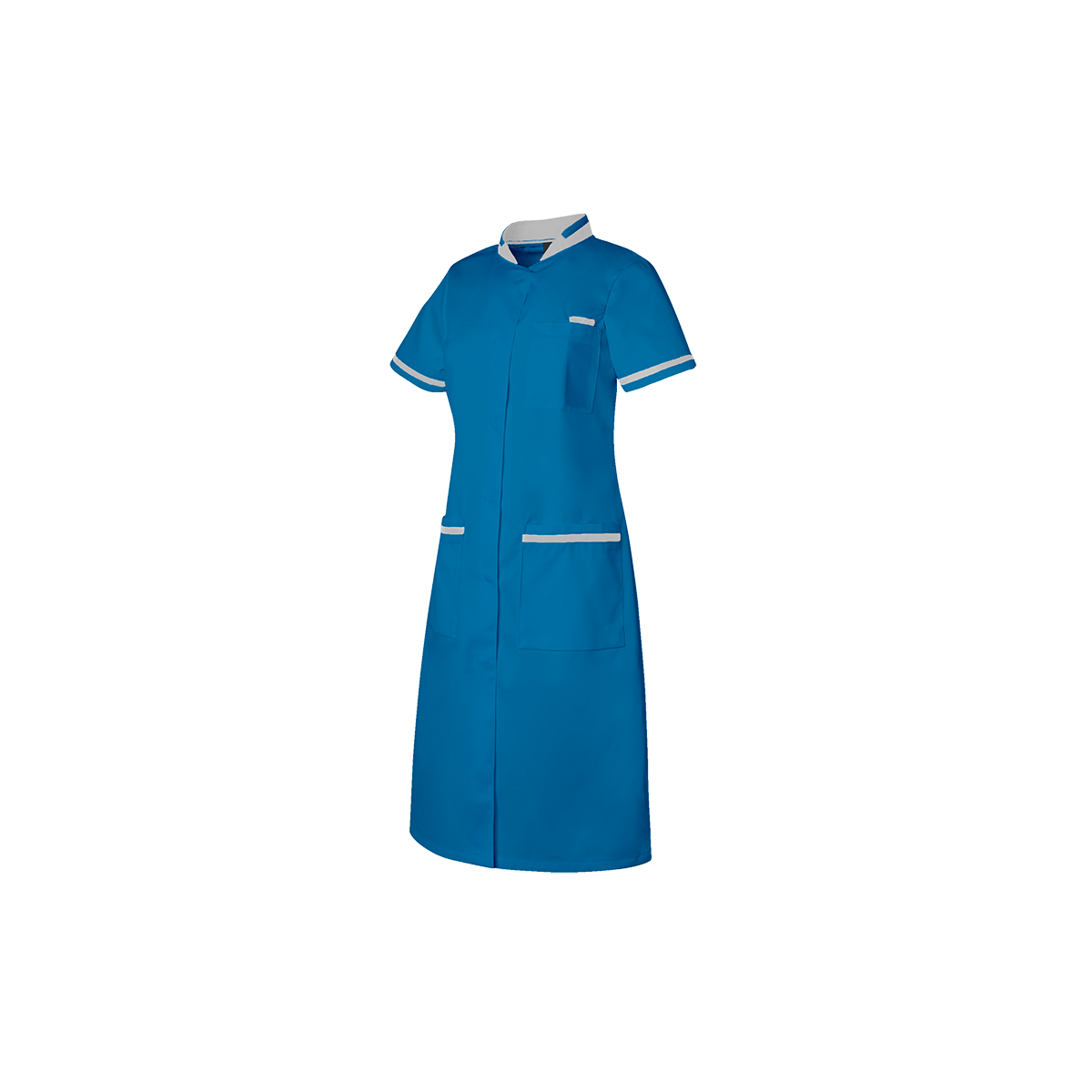 BLOUSE FEMME ANGELINA BLEU HOPITAL & BLANC