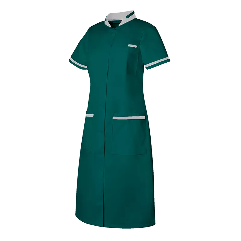 BLOUSE FEMME ANGELINA VERT OPALE & BLANC