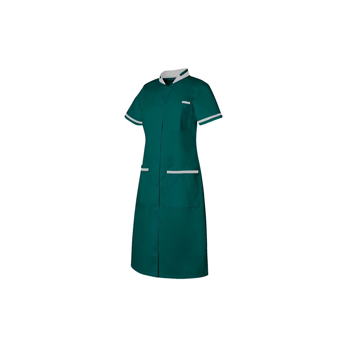 BLOUSE FEMME ANGELINA VERT OPALE & BLANC