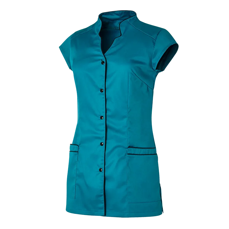 TUNIQUE FEMME CALISTA BLEU CANARD & NOIR