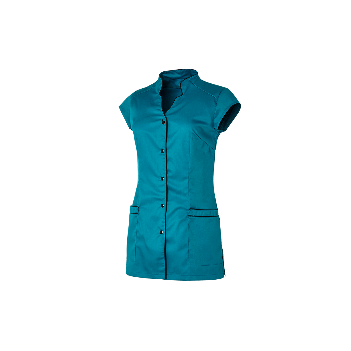 TUNIQUE FEMME CALISTA BLEU CANARD & NOIR
