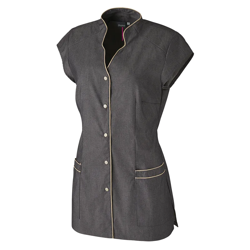 TUNIQUE FEMME CALISTA DARK DENIM & BEIGE