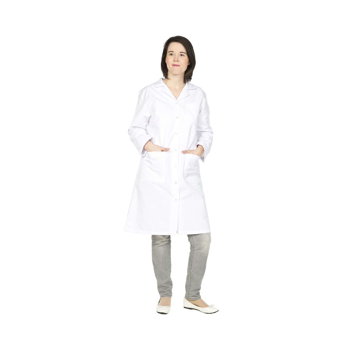 BLOUSE BLANCHE FEMME DELPHES PC
