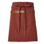 Tablier de Cuisine Court Authentique Rouille