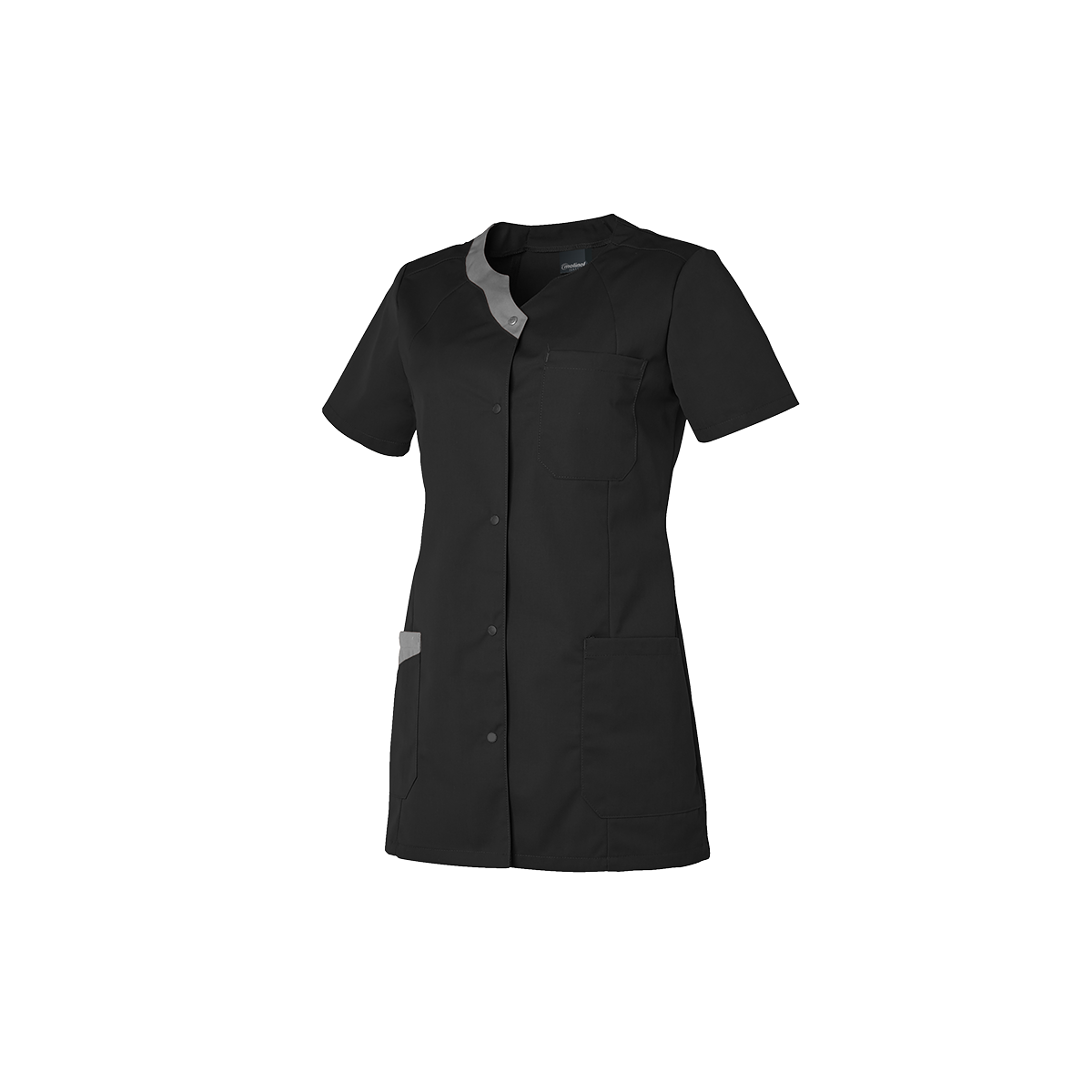 TUNIQUE FEMME ELOISE NOIR & GRIS MOYEN