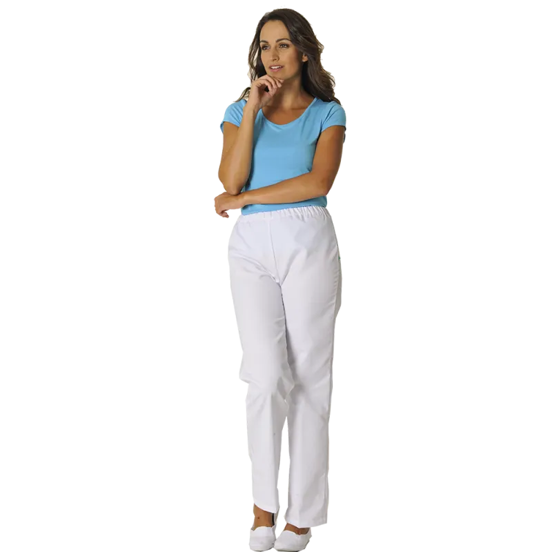PANTALON BLANC MIXTE JAVA PC