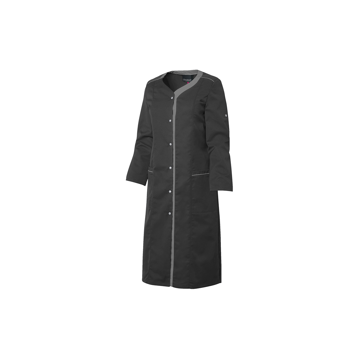 BLOUSE FEMME LOUANE CHARBON & GRIS MOYEN