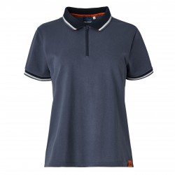 Polo de Service Cintré Femme Bleu marine lavé CHILL