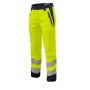 Pantalon Softshell Haute Visibilité Luklight Intempéries Jaune Fluo/Marine